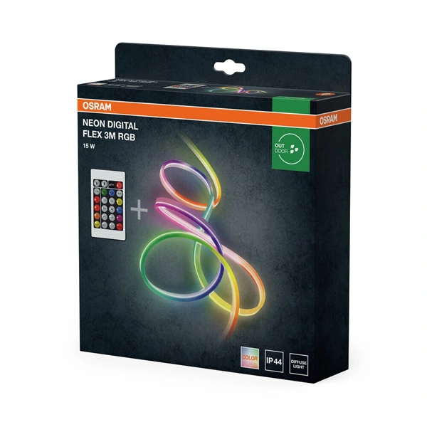 Osram NEON 3M távirányítós RGB IP44 LED szalag