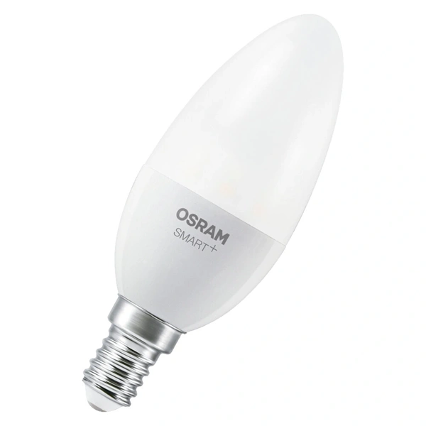 Osram SMART+ MATTER B40 gyertya, állíth.színhőm, 2700K,matt, E14 fényforrás