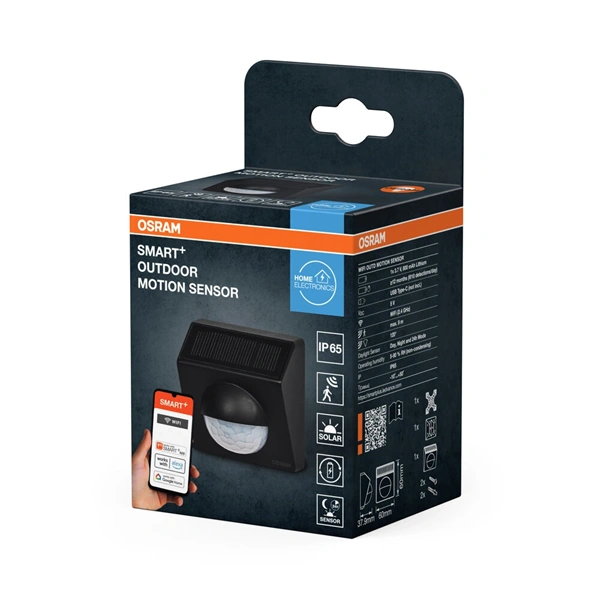 Osram Smart+ Wifi fekete okos kültéri mozgásérzékelő