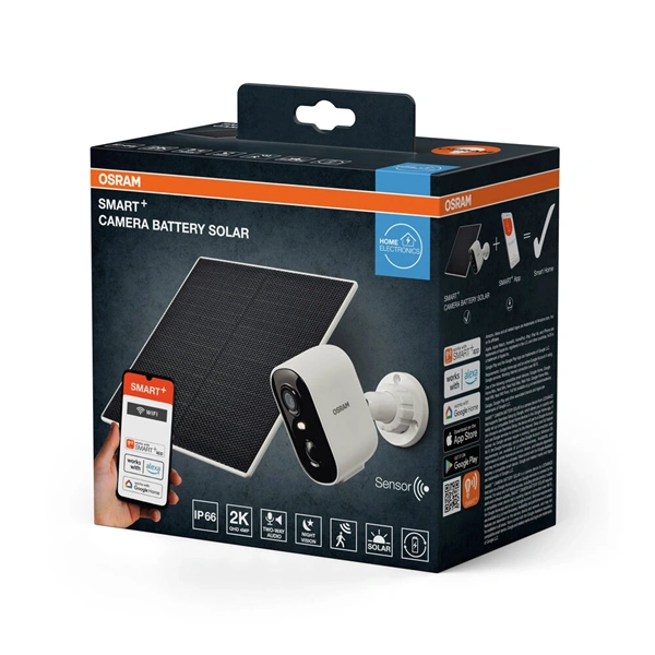 Osram Smart+ Wifi okos kültéri kamera napelemmel