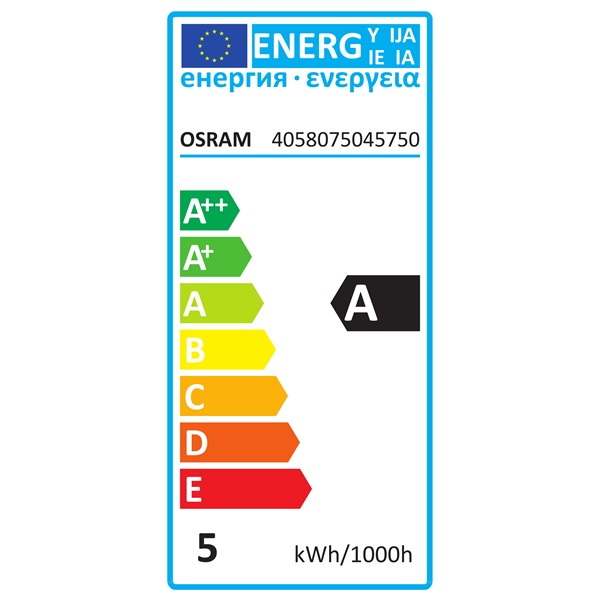 Osram Star+ RGBW/műanyag ház 4,5W/250lm/2700K/GU10 távirányítható LED PAR16 spot izzó