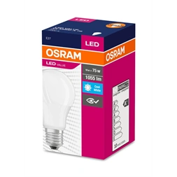 Osram Value opál búra/10W/840lm/4000K/E27 LED körte izzó