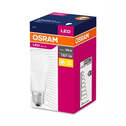 Osram Value opál búra/13W/827lm/2700K/E27 LED körte izzó
