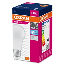 Osram Value opál búra/13W/840lm/4000K/E27 LED körte izzó