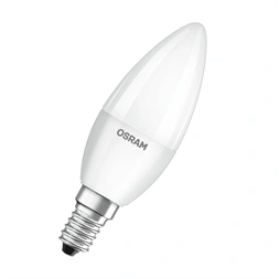 Osram Value opál búra/4,9W/827lm/2700K/E14 LED gyertya izzó