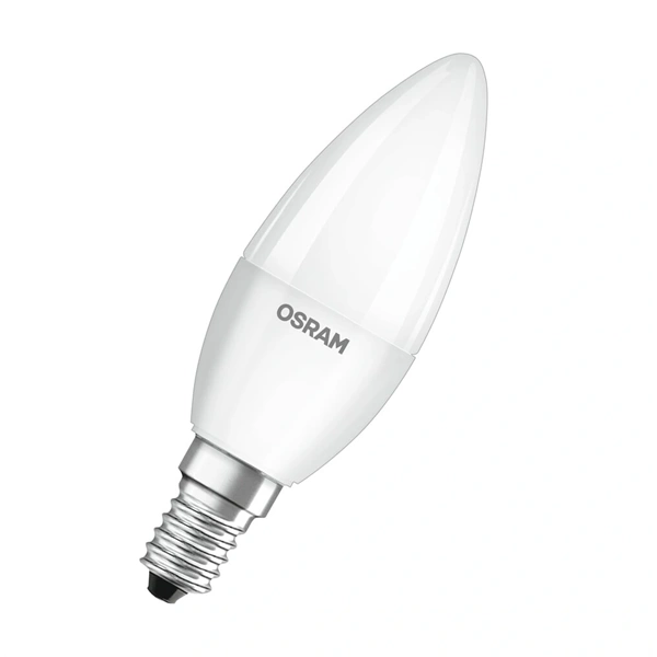Osram Value opál búra/4,9W/470lm/4000K/E14 LED gyertya izzó