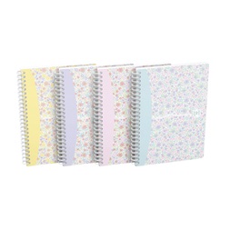 Oxford Floral A5 vonalas spirálfüzet