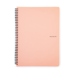 Oxybag Pastelini Apricot A5 60 lapos vonalas spirálfüzet