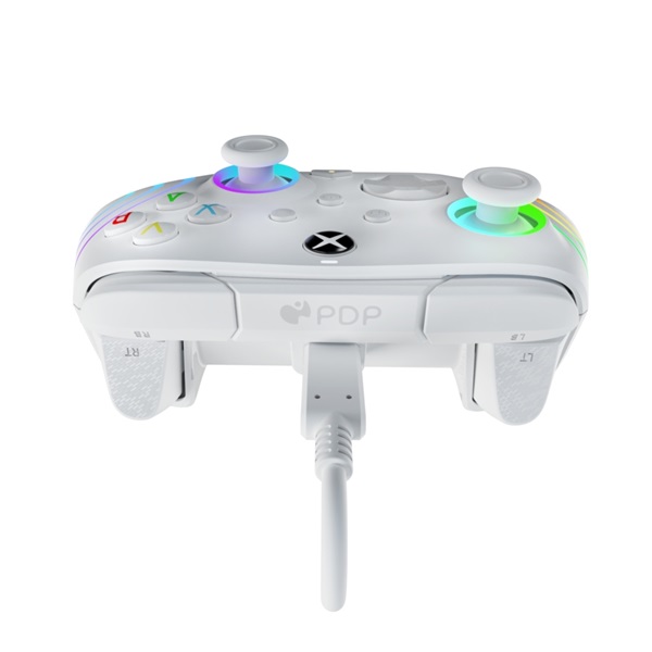 PDP Afterglow WAVE Xbox Series X|S/Xbox One/PC vezetékes fehér kontroller