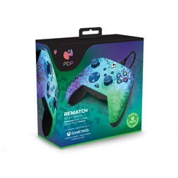 PDP Rematch Xbox Series X|S/Xbox One/PC 3,5 mm audio vezetékes zöld kontroller