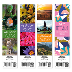 PD 2026 5x21 cm könyvjelző naptár