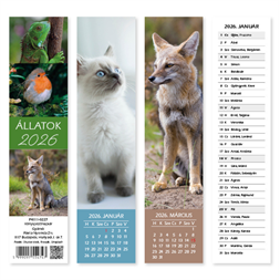 PD 2026 5x21 cm könyvjelző naptár