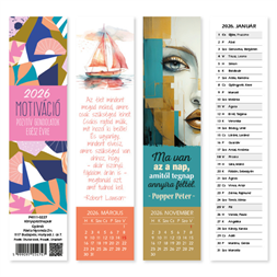 PD 2026 5x21 cm könyvjelző naptár