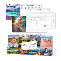 PD Csonka Magic World 2026 asztali naptár