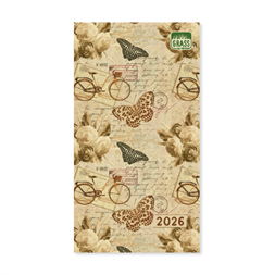 PD Grass 05 A5 heti beosztású tűzőtt mini zsebnaptár