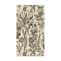 PD Grass 07 A5 heti beosztású tűzőtt mini zsebnaptár