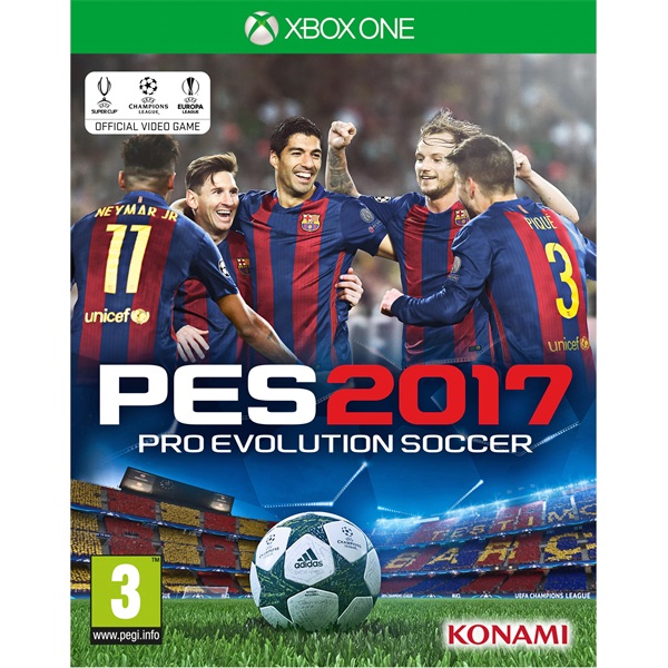 PES 2017 Xbox One játékszoftver (Újszerű)