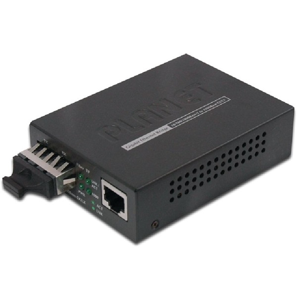 PLANET GT-802 MM GbE LAN (RJ45-SC) média konverter