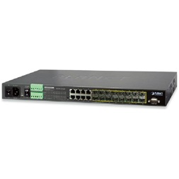 PLANET MGSW-24160F 19" 16port Gigabit SFP L2/L4 menedzselhető switch
