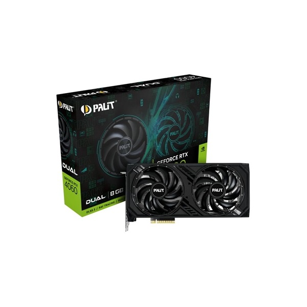 Palit GeForce RTX 4060 Dual nVidia 8GB GDDR6 128bit PCIe videókártya