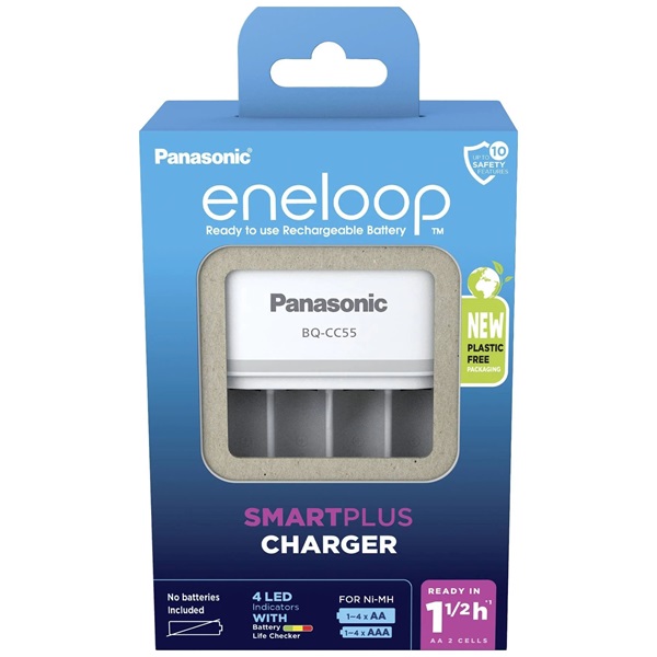 Panasonic Eneloop BQ-CC55E 1/4db AA/AAA akkutöltő