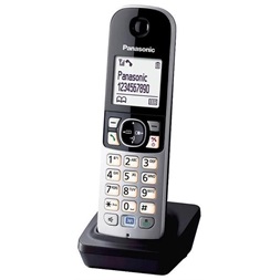 Panasonic KX-TGA681FXB DECT töltővel fekete/ezüst kézibeszélő (Újracsomagolt)