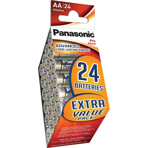 Panasonic LR6PPG/24CD 1,5V AA alkáli tartós ceruzaelem 24 db/csomag