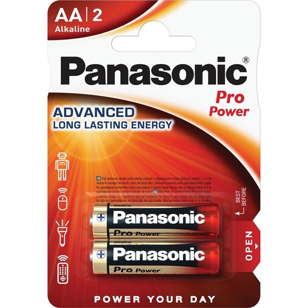 Panasonic LR6PPG/2BP 1,5V AA alkáli tartós ceruzaelem 2 db/csomag