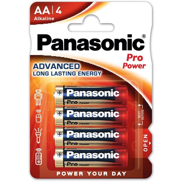 Panasonic LR6PPG/4BP 1,5V AA alkáli tartós ceruzaelem 4 db/csomag