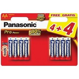 Panasonic LR6PPG/8 4+4 Pro Power AA ceruzaelem 8db/bliszter