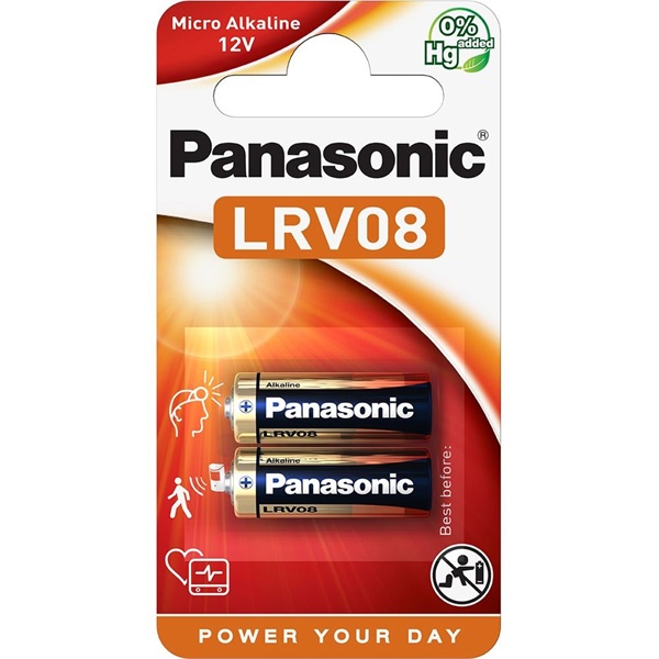 Panasonic LRV08L/2BP LRV08 12V alkáli elem 2 db/csomag