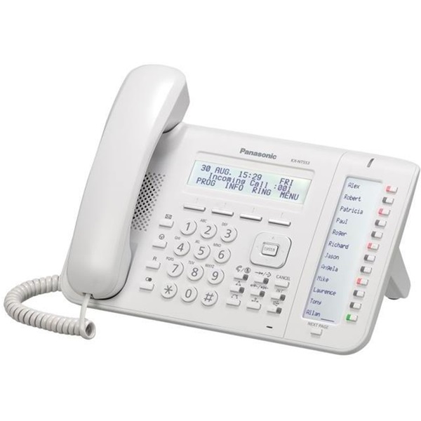 Panasonic NT553X fehér NS1000 IP rendszertelefon
