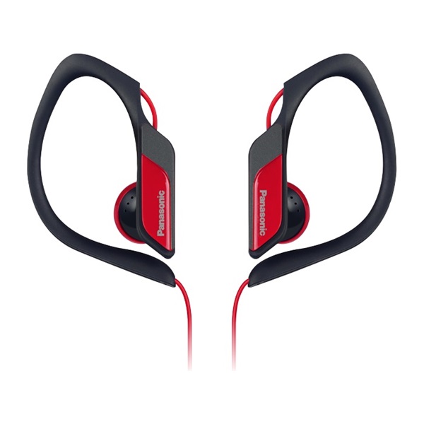 Panasonic RP-HS34E-R 3,5mm jack piros-fekete clip on fülhallgató