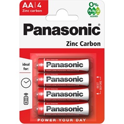 Panasonic RedZinc R6RZ/4BP AA/ceruza cink-mangán tartós elem 4 db/csomag
