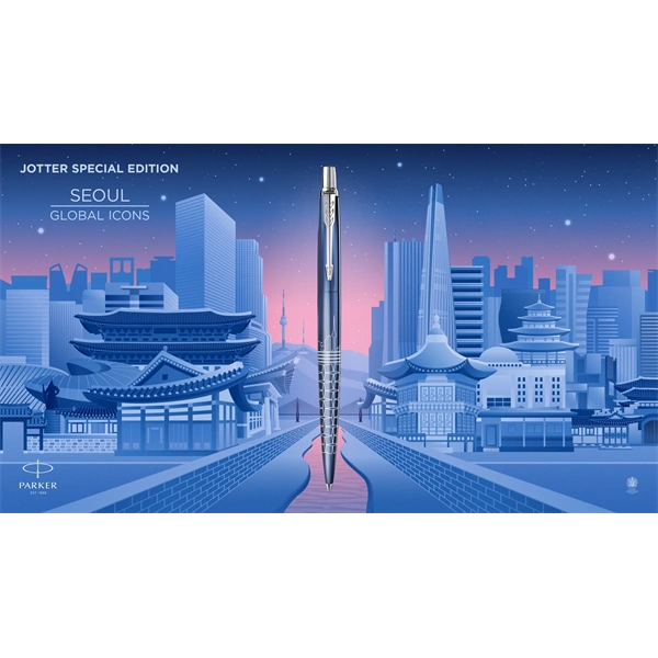 Parker Royal Jotter SE 2221600 Seoul ezüst klipszes golyóstoll