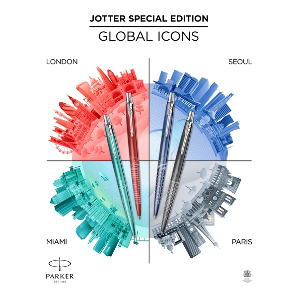Parker Royal Jotter SE 2221602 Miami ezüst klipszes golyóstoll