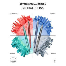 Parker Royal Jotter SE 2221602 Miami ezüst klipszes golyóstoll