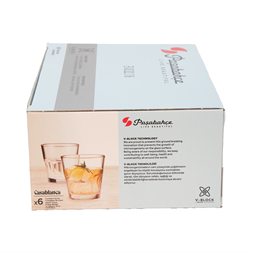 Pasabahce V-Block Fruit Juice 140ml pohár szett 6 darabos