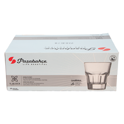 Pasabahce V-Block Fruit Juice 140ml pohár szett 6 darabos