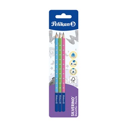 Pelikan Trio Silverino 3 db/cs HB grafitceruza