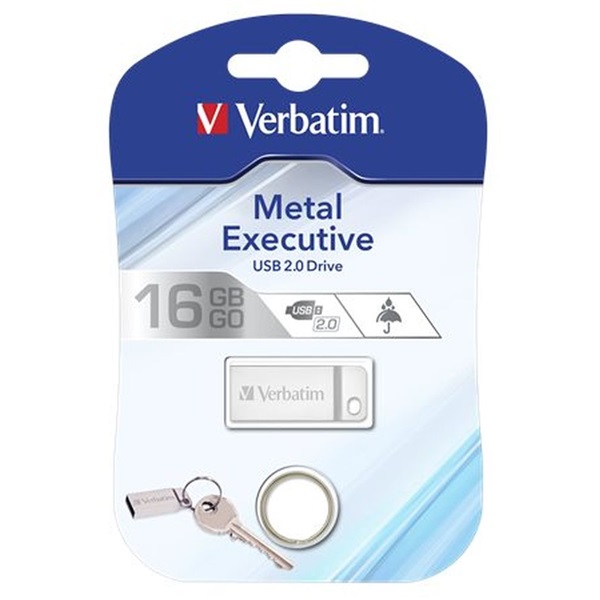 Verbatim 98748 Metal Executive 16GB USB 2.0 ezüst Flash Drive