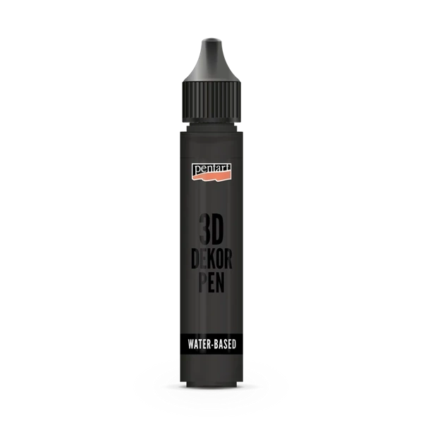 Pentart 30 ml fekete 3D dekortoll