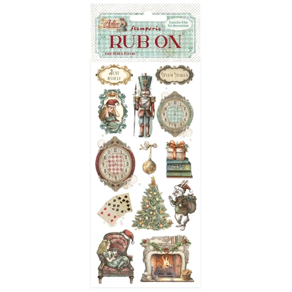 Pentart Alice in Christmas soldiers 10,2x21,6 cm kaparós matrica