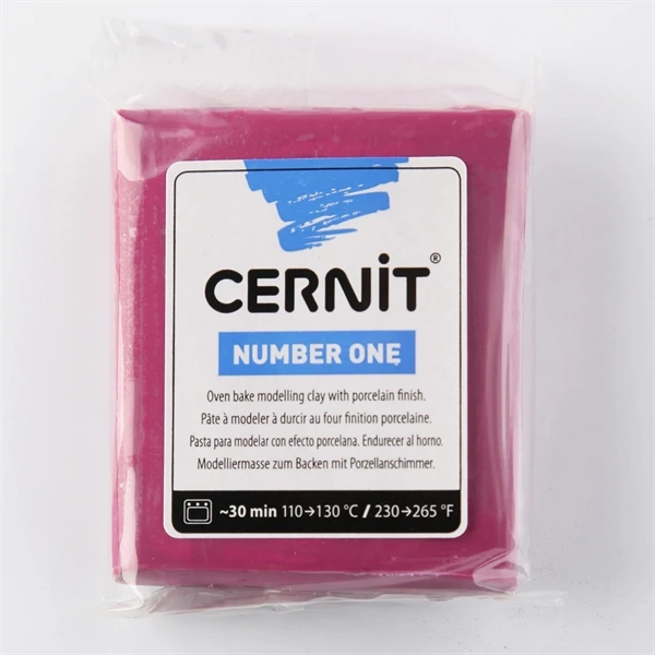 Pentart Cernit 56 g bordó süthető gyurma