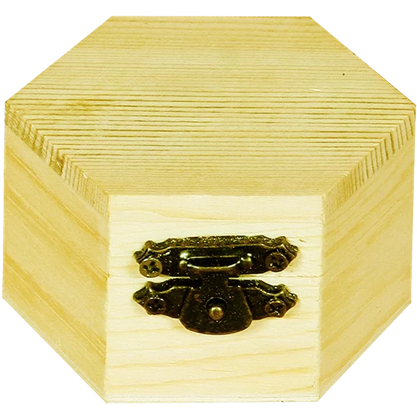 Pentart hatszög alakú 6x4 cm minidoboz