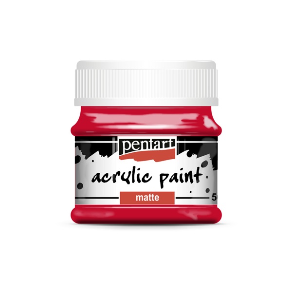 Pentart matt 50 ml rúzspiros akrilfesték