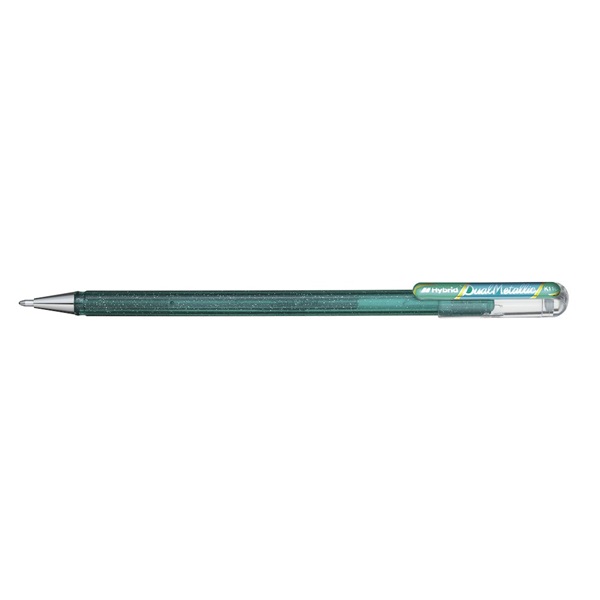 Pentel K110 Metallic kupakos zöld rollertoll