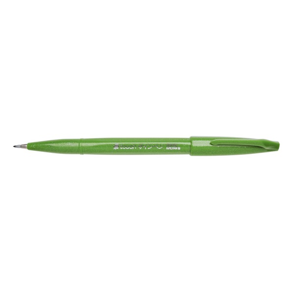 Pentel Touch SES15C-D zöld ecsetfilc