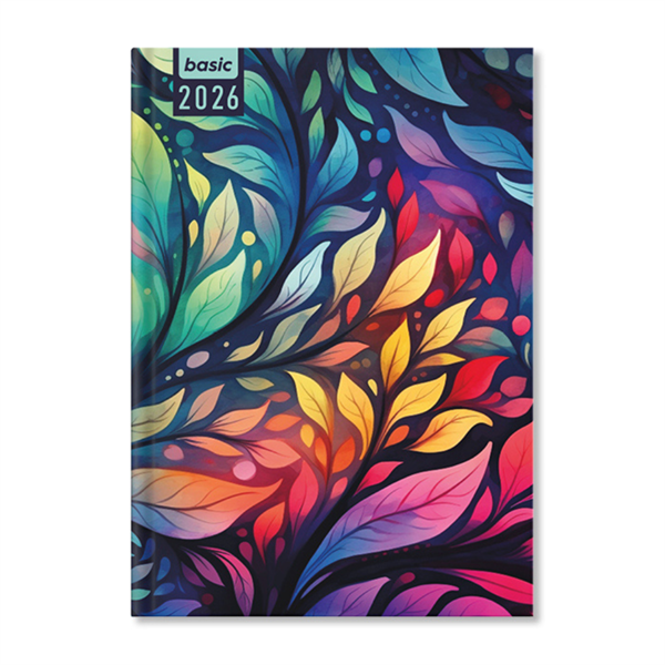 Period Basic Rainbow 2026 B5 heti beosztású határidőnapló