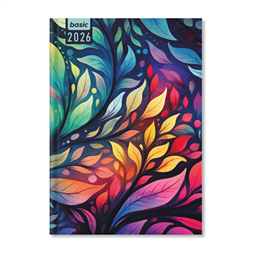 Period Basic Rainbow 2026 B5 heti beosztású határidőnapló